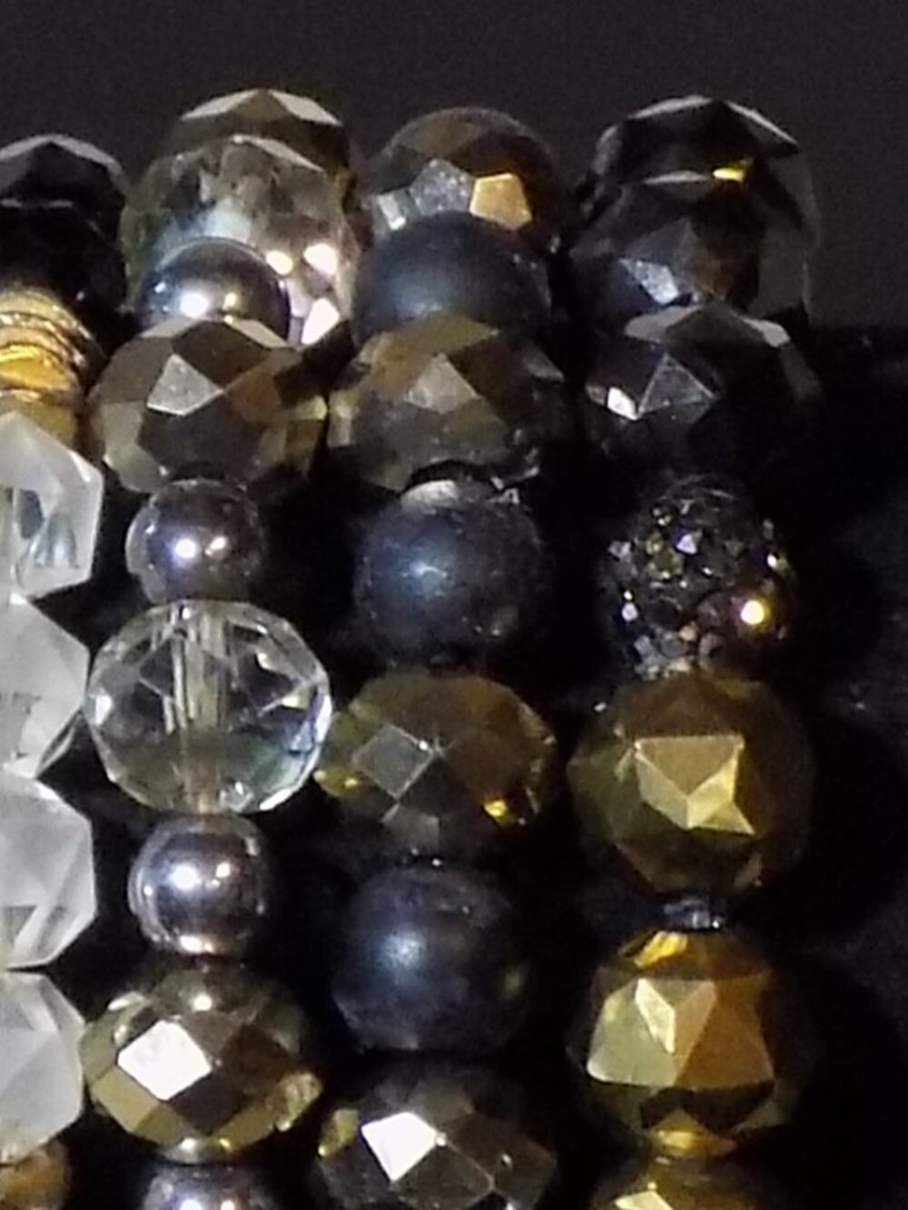 Lot of 6 Erimish Stackable Beaded Stretch Bracelets Bundle - Picture 9 of 11